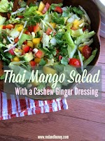 Thai Mango Salad with a Cashew Ginger Dressing was pinched from <a href="http://redandhoney.com/thai-mango-salad-with-a-cashew-ginger-dressing/" target="_blank">redandhoney.com.</a>