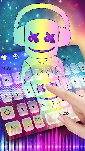 Galaxy Dj Cool Man Keyboard Theme