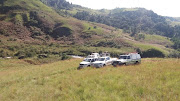 Police search and rescue divers at Monks Cowl.