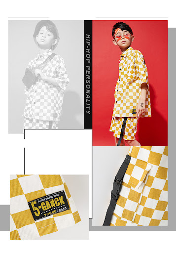 Title 9, Childrens Short Sleeved Hip-Hop Suit Boys Kore...