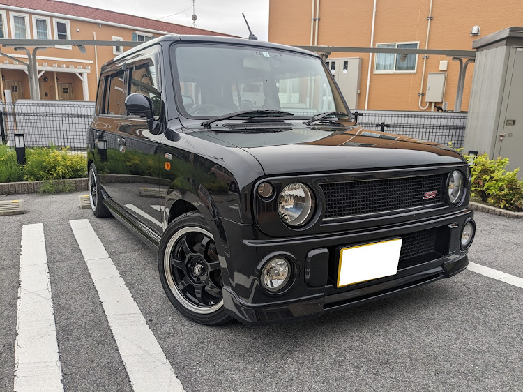 アルトラパン SSのスタッドレスタイヤへ交換・車高調整悩み中・GWの思い出に関するカスタム事例の投稿画像1枚目