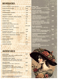 The Trunk Bar & Restaurant menu 1