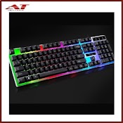 Bàn Phím Giả Cơ Chuyên Game G21 Led 7 Màu + Tặng Kèm Chuột Và Tai Nghe Led 7 Màu