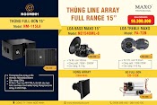 Loa Line Array Full Range 15" Nm - 115La, Ne1540Ml - 8, Pa - 72B, Họng Array, Cr - 115X