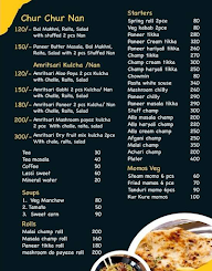 Amritsari Dhaba menu 1