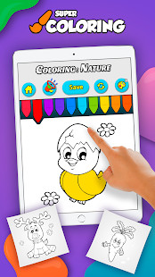 Super Coloring: Nature - Kids(圖1)-速報App