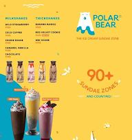 Polar Bear - Ice Cream Sundae Zone menu 1