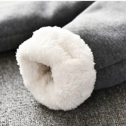 Title 9, Baby cotton pants with ankle bands, padded flee...