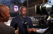 Thabang Moroe, CSA CEO during the 2019 Mzansi Super League 2.0 Player Draft at the Walter Sisulu Square, Johannesburg on the 03 September 2019.