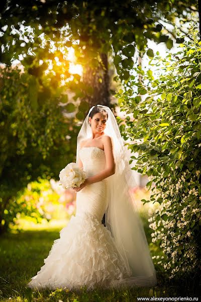 Fotografo di matrimoni Aleksey Onoprienko (onoprienko). Foto del 25 luglio 2013