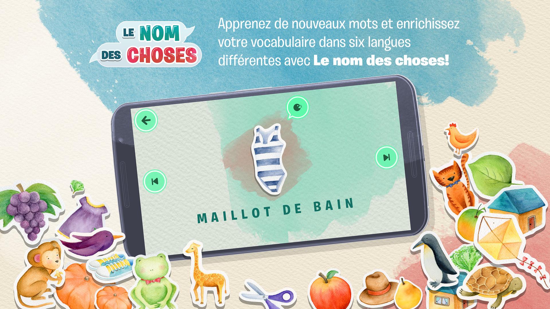 Android application Learn ABC for kids - The Name of Things screenshort