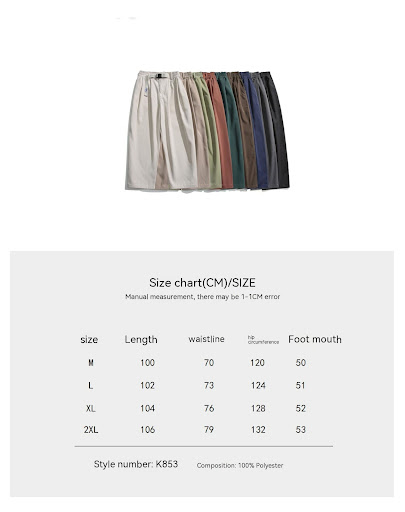 Title 1, Retro Simple Solid Color Casual Pants
