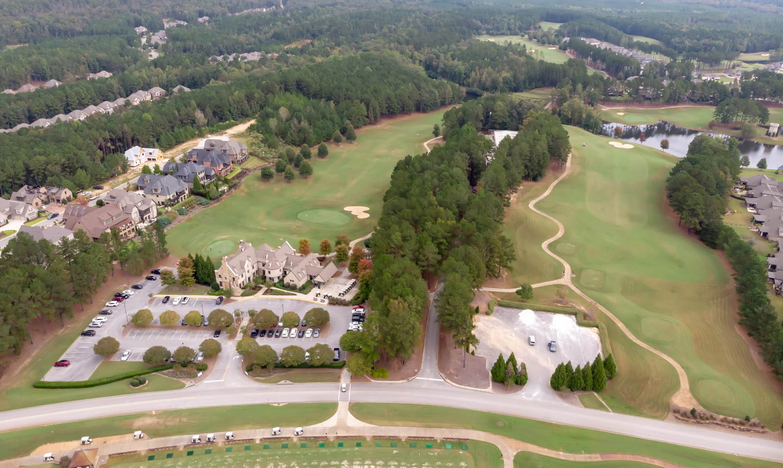 Ballantrae neighborhood aeriel view