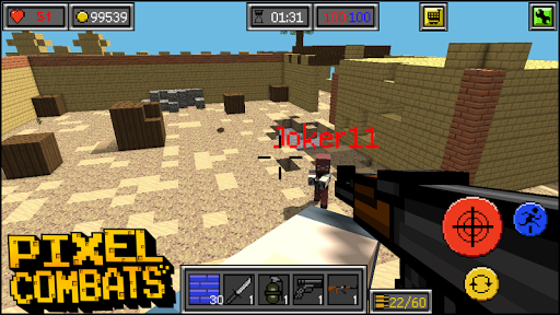 Pixel Combats: guns and blocks (Mod Money)