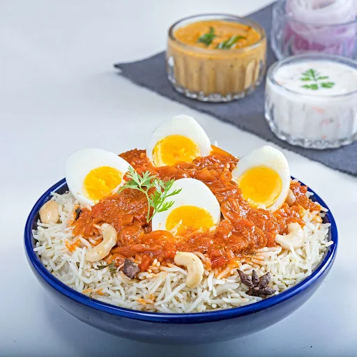 Egg Ghee Roast Bagara Pulav