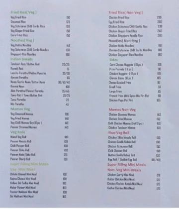 Hoi Foods menu 