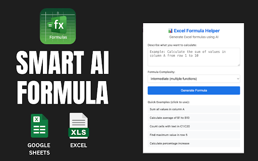 Excel Formula Helper