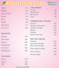 Madhuvan Family Restaurant menu 6