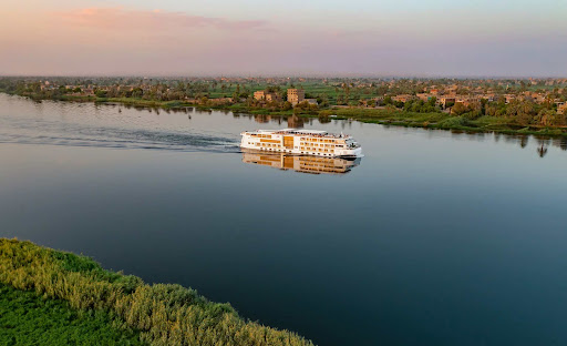 The 82-passenger Viking Osiris is among the most upscale ships in Egypt.Courtesy of Viking River Cruises