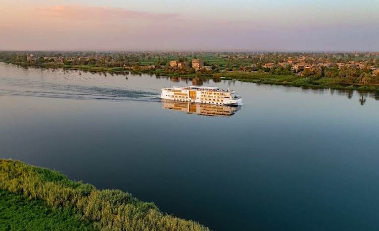 The 82-passenger Viking Osiris is among the most upscale ships in Egypt.Courtesy of Viking River Cruises