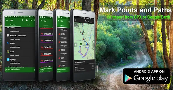  BackCountry navigateur GPS PRO – Vignette de la capture d'écran  