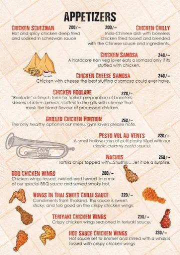 Vimanzza menu 