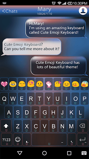 Smile Emoji Keyboard Theme