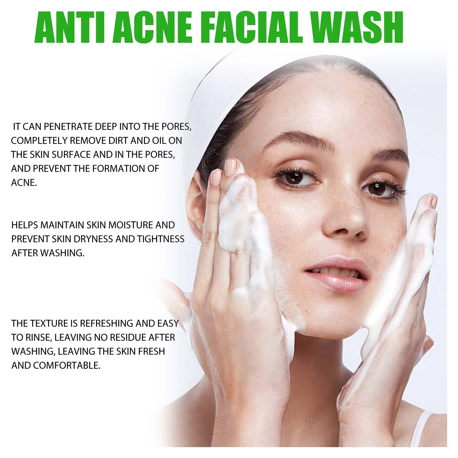 Title 9, Limpador Facial para Acne Limpeza Profunda Oleo...