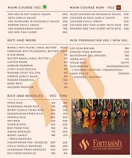 Farmaish - Multi Cuisine Restaurant menu 1