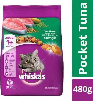 Whiskas Tuna Flavour - 480 gm