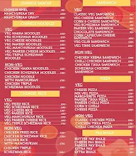 Snack City menu 1