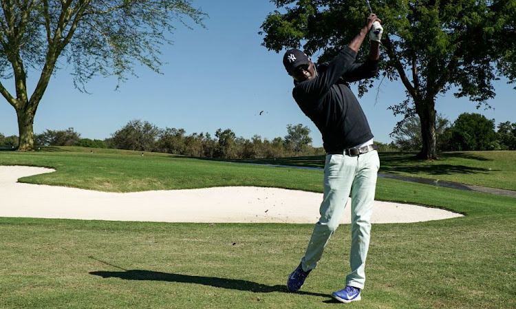 Thomas Msengana tees off