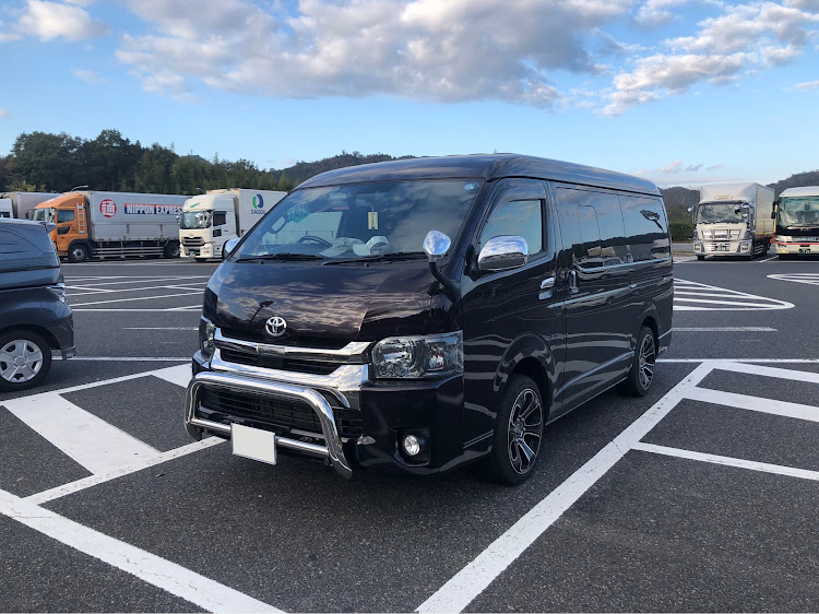 ハイエースバンの車中泊・湯郷温泉・日帰り温泉・美作・岡山国際サーキットに関するカスタム事例の投稿画像2枚目