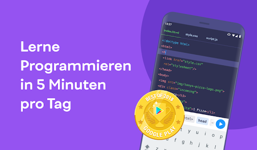 Mimo: JavaScript/Python/HTML programmieren lernen Screenshot