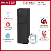 Cây Nước Nóng Lạnh Bình Âm Fujihome Wd606C, Máy Nước Nóng Lạnh Bình Hút 3 Vòi, Khóa Vòi Nóng An Toàn Tự Động Ngắt Tiết Kiệm Điện - Hàng Chính Hãng