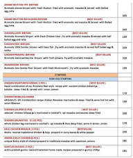 Vaishali's Kitchen menu 3