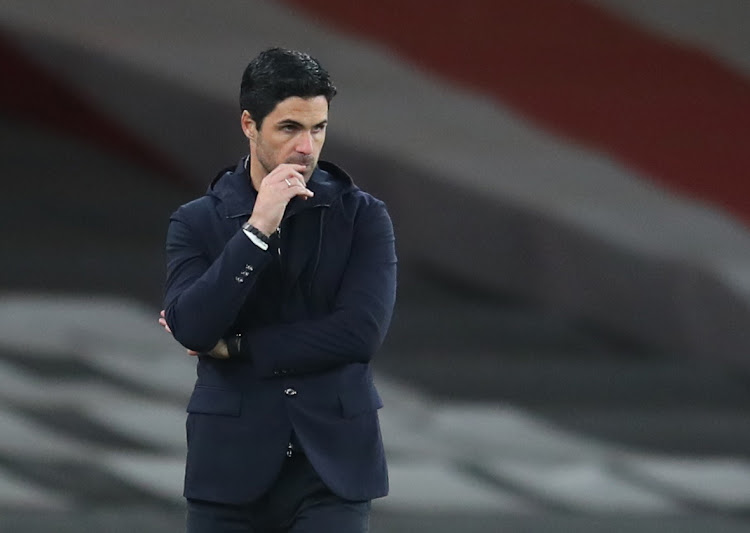 Premier League - Arsenal v Liverpool - Emirates Stadium, London, Britain - April 3, 2021 Arsenal manager Mikel Arteta Pool via REUTERS/Catherine Ivill