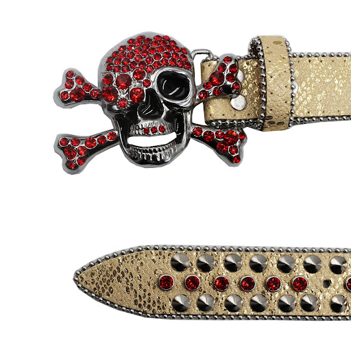 Title 7, Rhinestone Womens Inlaid Rivet Snake Pattern F...