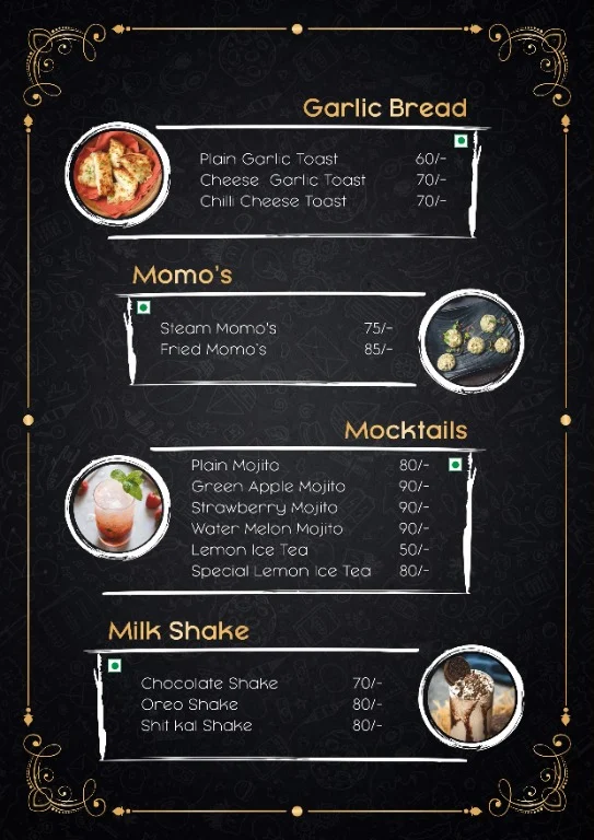 Cafe 96K menu 