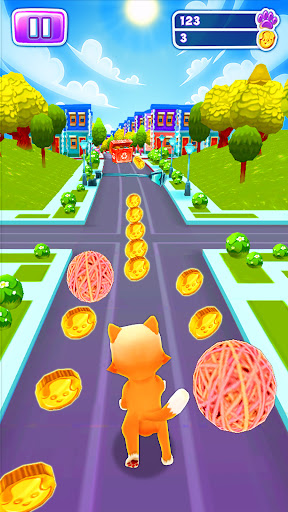 Cat Run: Kitty Runner Game