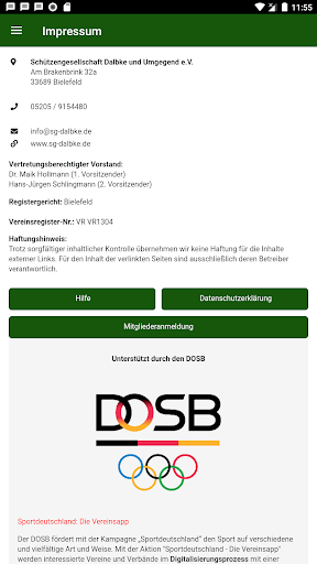 Screenshot Schützengesellschaft Dalbke