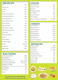 Naya Swaad menu 1