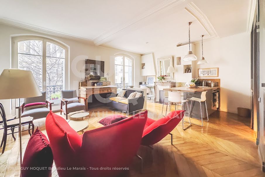 Vente appartement 2 pièces 46.86 m² à Paris 4ème (75004), 685 000 €