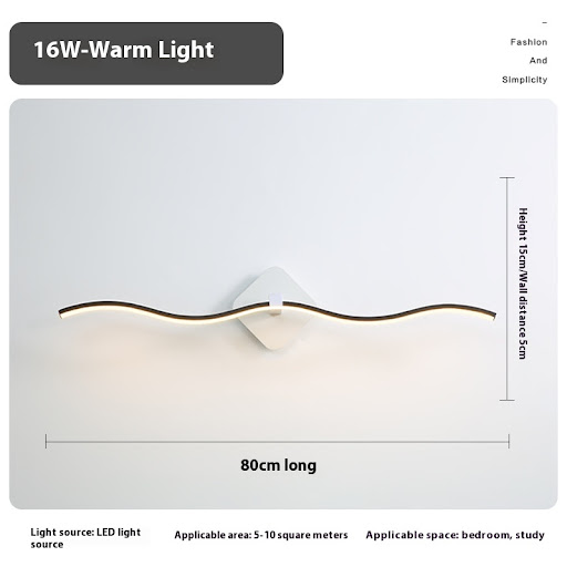 Black 80CM Warm Light
