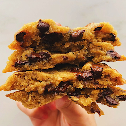 Homemade Vegan Chocolate Chip Cookie