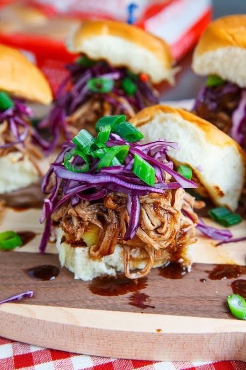 Click Here for Recipe: Pineapple Char Siu Pulled Pork Sliders