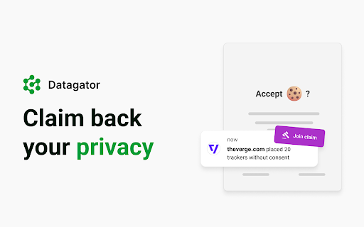 Datagator – claim back your privacy