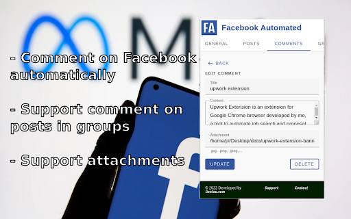 Facebook Automated - Save 90% your time