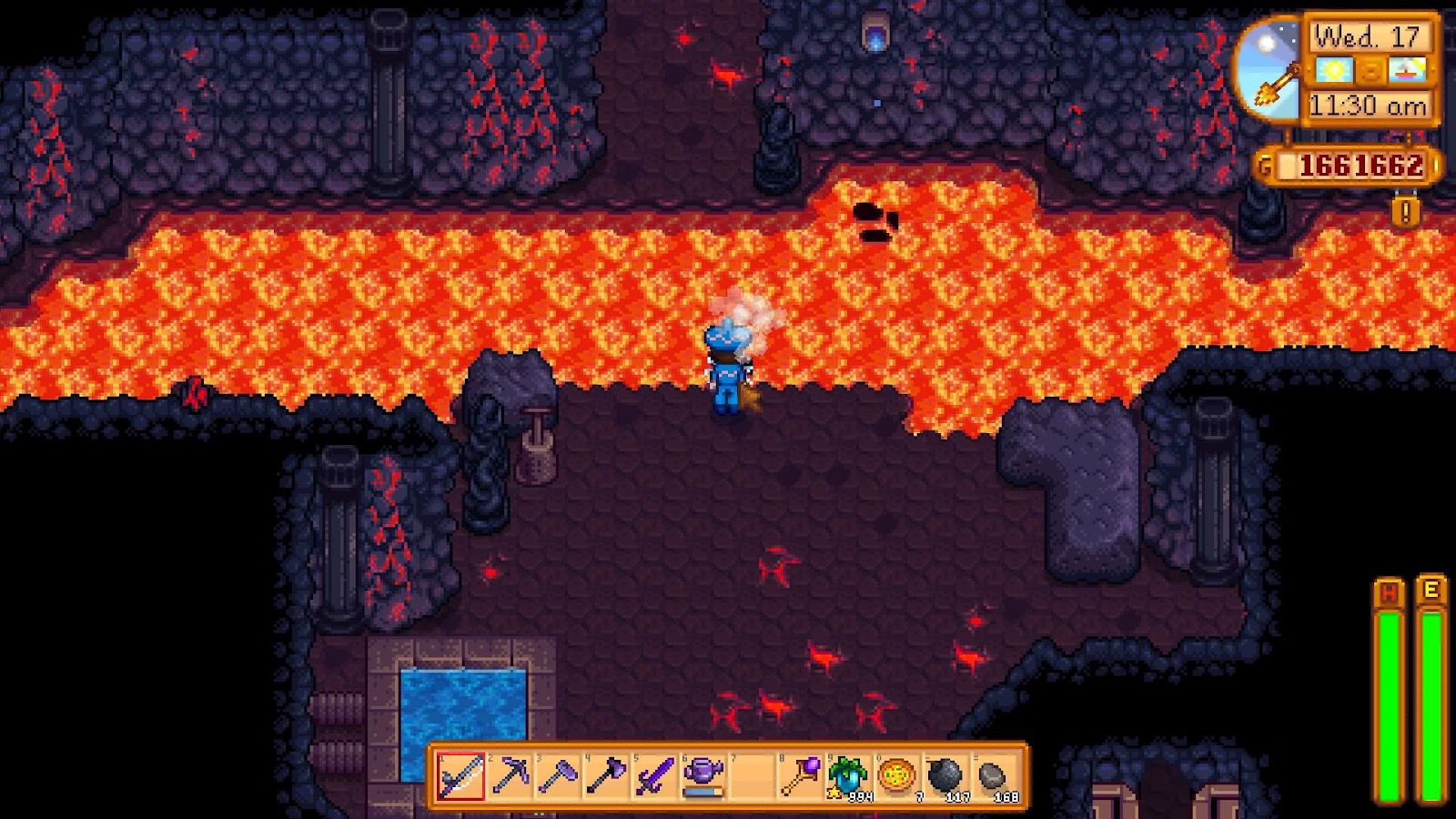 Volcano Dungeon in Stardew Valley