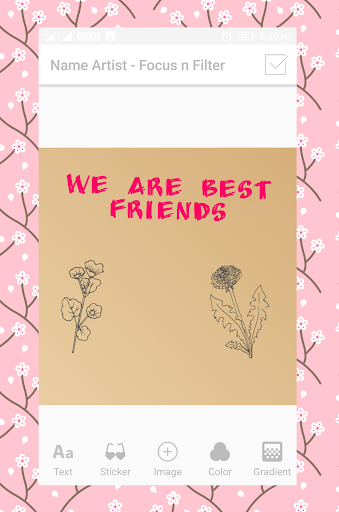 Name Art - Focus n Filter